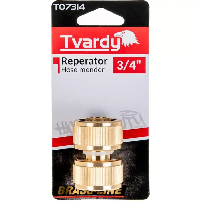 Tvardy Brass-lijn - Slangreparatie - Duurzaam - Corrosiebestendig - 19mm