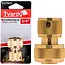 Tvardy 3/4 inch tuinslang snelkoppeling - Messing - Lekvrij - Weerbestendig
