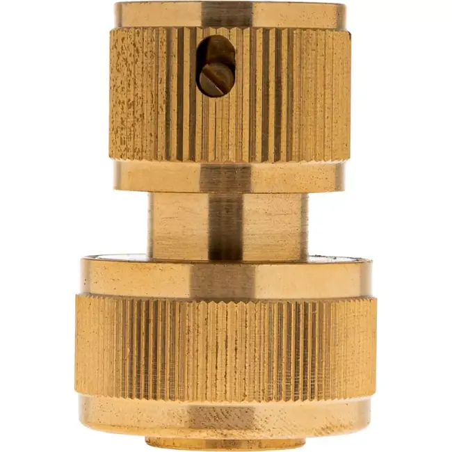 Tvardy 3/4 inch tuinslang snelkoppeling - Messing - Lekvrij - Weerbestendig