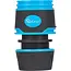 GEKO 1/2" Snelkoppeling - Duurzaam Plastic - Antislip Rubber Coating - Universele Tuinslangverbinding