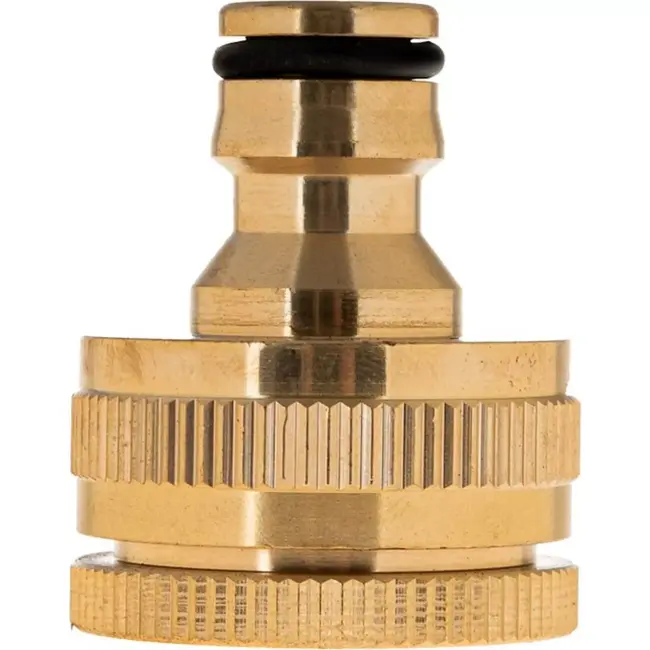 Tvardy Messing kraanadapter 1" met 3/4" reducer - Duurzaam en universeel