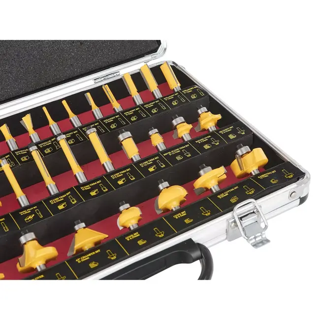 Keltin 35-delige frezenset - veelzijdige houtbewerking - duurzame koolstofstaal legering