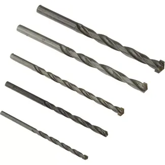 GEKO Boorbitset voor metselwerk - 5 stuks - 4-10 mm - Staal - Inclusief opberghanger