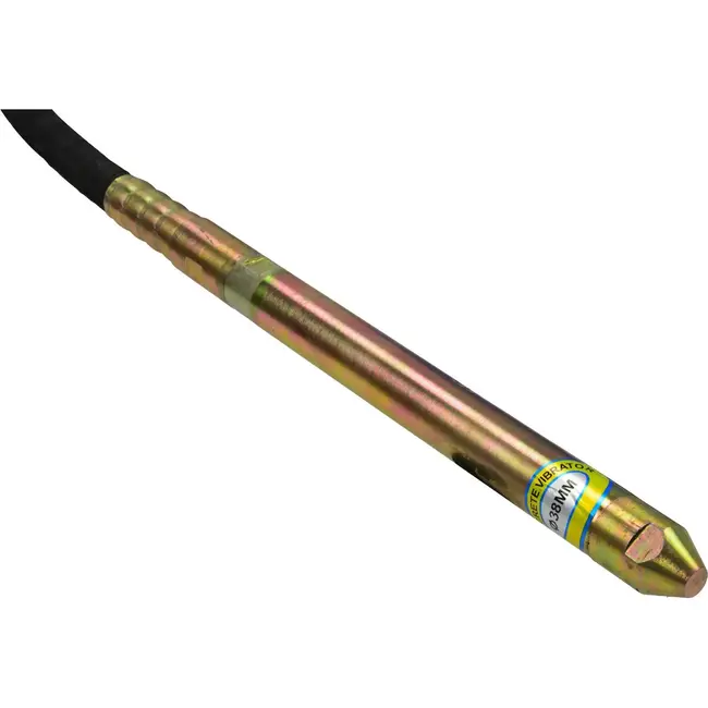 GEKO Stalen Trilmotor Poker - 38mm Diameter - 4m Lengte - Voor Betonverdichting