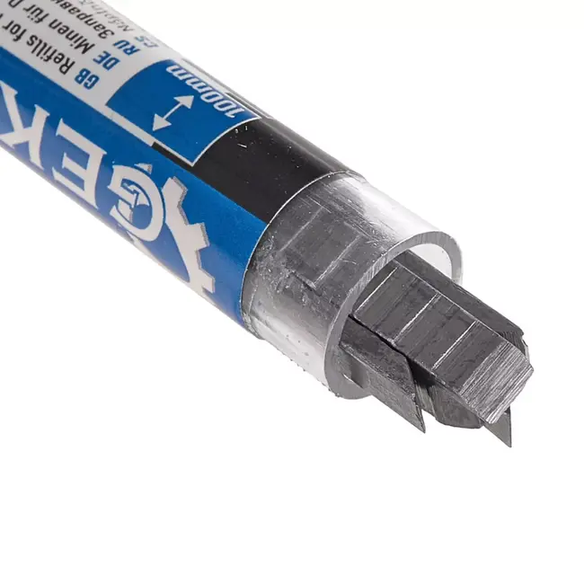 GEKO Set van 5 navullingen voor mechanische potloden - 100x2mm - Consistente schrijfprestatie