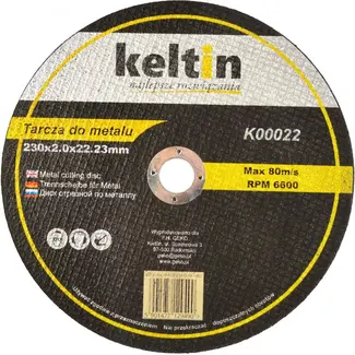 Keltin Metaalsnijschijf - 230x2.0mm - Set van 25 - Hoge precisie en duurzaamheid