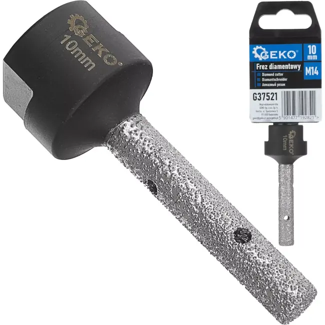 GEKO Diamantfrees 10 mm - Precisie en Duurzaamheid - M14 Schroefdraad