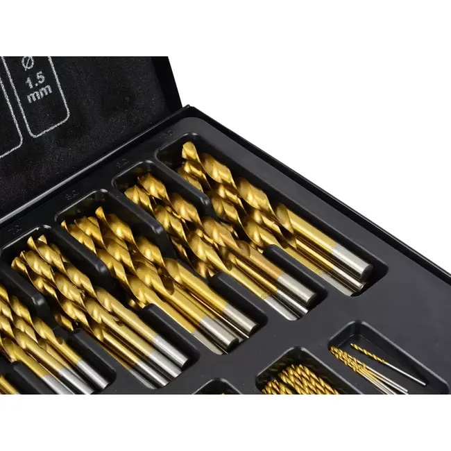Keltin Titanium boorenset - 170-delig - Metaal - 1.0-8.0 mm - Inclusief metalen koffer