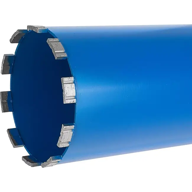 GEKO Diamantboorkroon 122x450mm - Voor nat en droog boren - 10 segmenten - Robuuste constructie