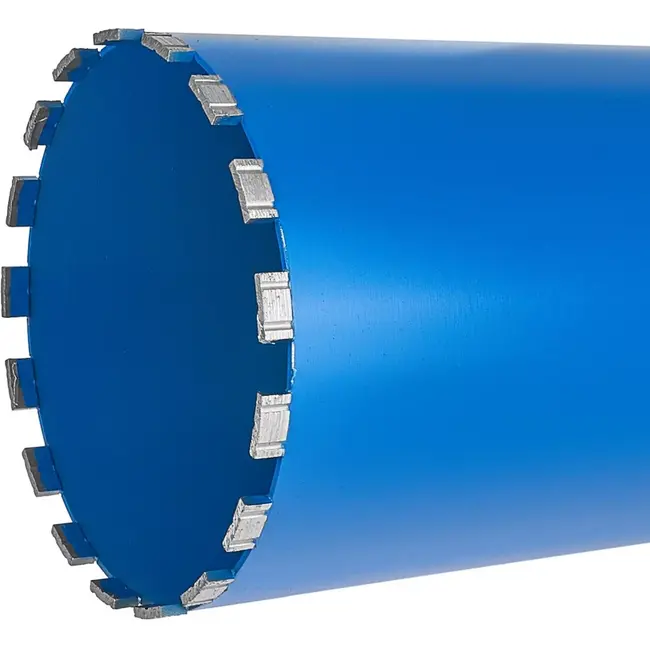 GEKO Diamantboor 202mm - 17 segmenten - Voor nat en droog boren - 450mm lengte