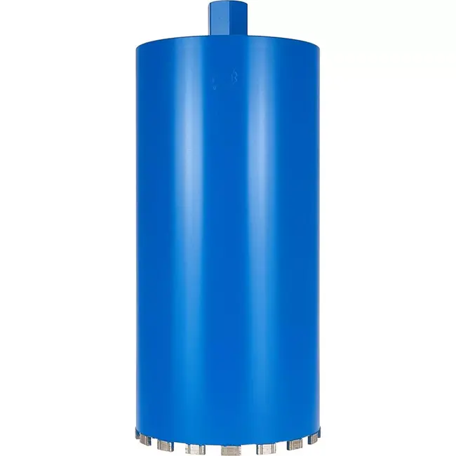 GEKO Diamantboor 202mm - 17 segmenten - Voor nat en droog boren - 450mm lengte