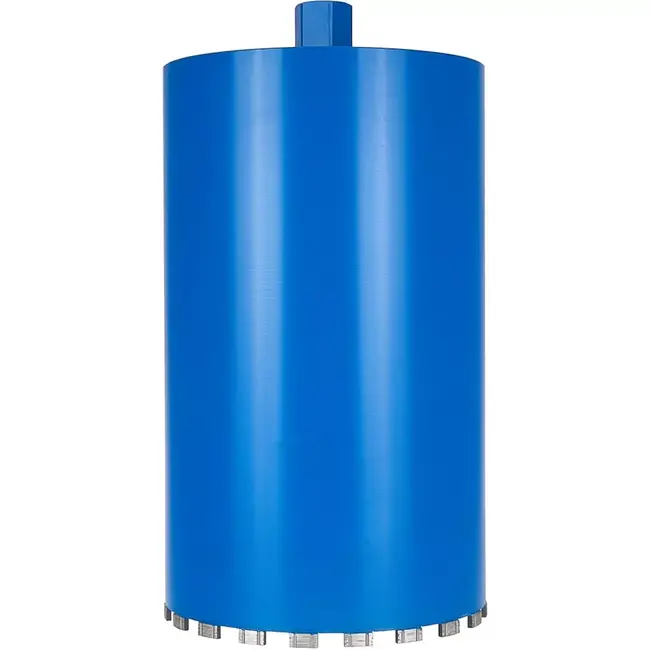 GEKO Diamantboor 250x10x450mm - Voor nat en droog boren - 20 segmenten - Diepboren in beton en steen