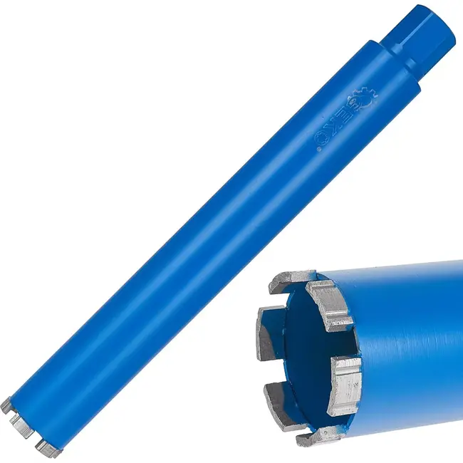 GEKO Diamantboor - 62x450mm - Voor nat en droog boren - 6 segmenten - Robuust en veelzijdig
