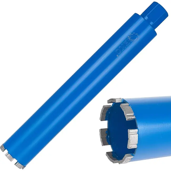 GEKO Diamantboor - 72x10x450mm - Nat en droog gebruik - Robuust ontwerp - 7 segmenten