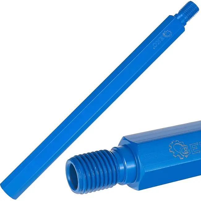 GEKO Diamantboorverlengstuk - 50 cm - Standaard 1-1/4" schroefdraad - Duurzaam en trillingsvrij
