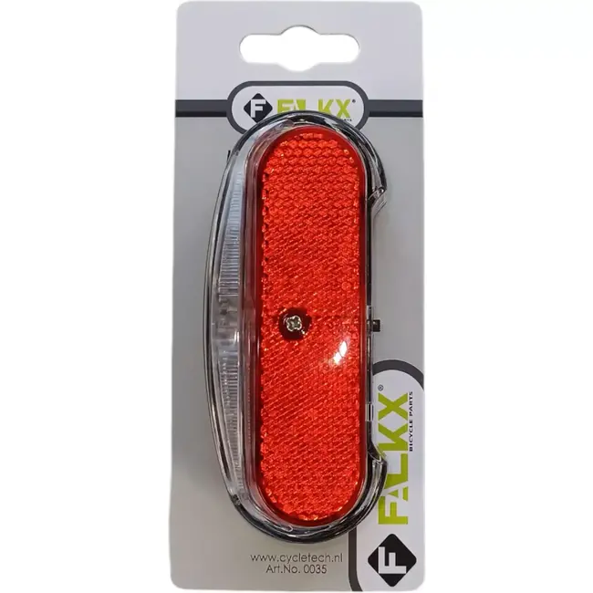 Falkx LED fietsachterlicht - compact ontwerp - waterbestendig - 50-80mm montage - incl. batterijen