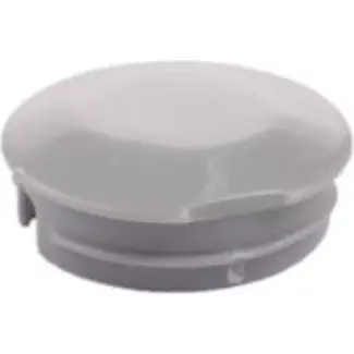 Vinty Grijze push-in crankdop - eenvoudig te installeren - duurzaam materiaal