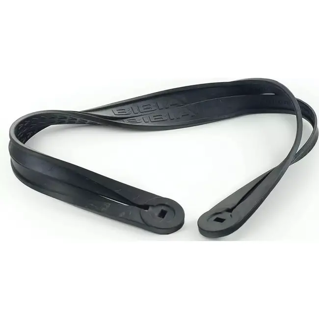 Bibia Rubberen snelbinder met Total Grip System - zwart - werkplaatsverpakking