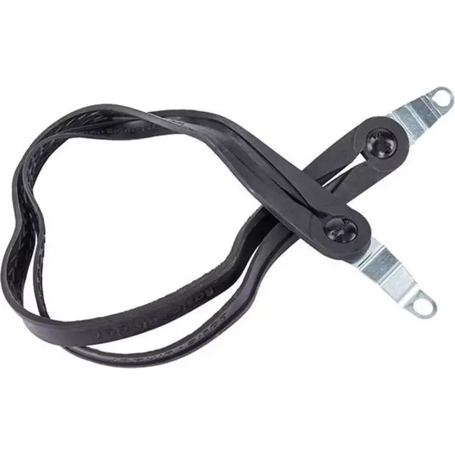 Bibia Rubberen snelbinder met stevige grip - zwart - eenvoudig te bevestigen