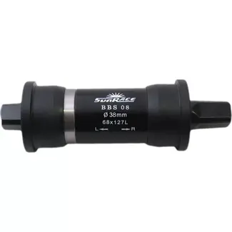 Sunrace Trapas - 127mm lengte - 38mm diameter - Staal & Aluminium - Zwart