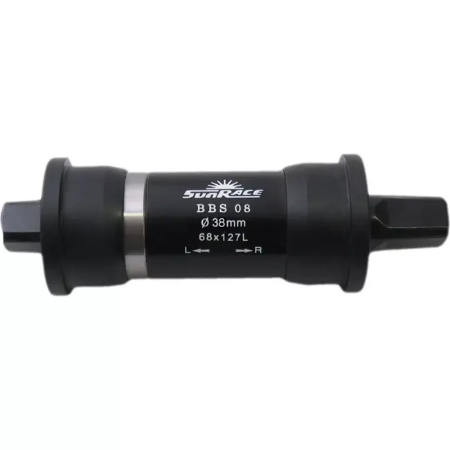 Sunrace Trapas - 127mm lengte - 38mm diameter - Staal & Aluminium - Zwart