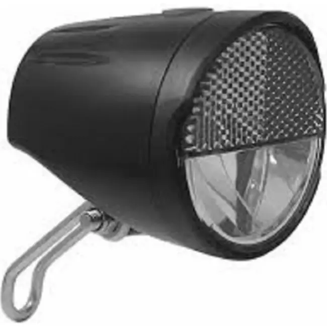 Falkx Koplamp LED met reflector - 100 lux - Aluminium - Inclusief montagebeugel en batterijen