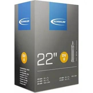 Schwalbe Binnenband 22 inch - ETRTO 28/37-489/501 - Dunlop ventiel DV8 - Duurzaam en betrouwbaar