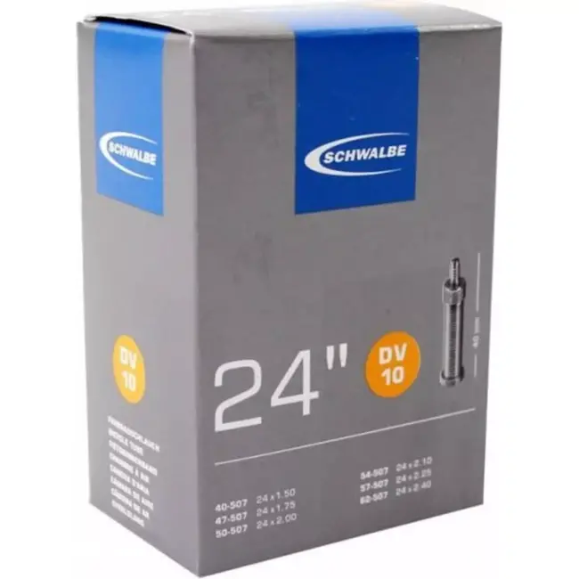 Schwalbe Binnenband 24x1.50-2.50 - ETRTO 40/60-507 - Dunlop Ventiel - Duurzaam en Lekbestendig