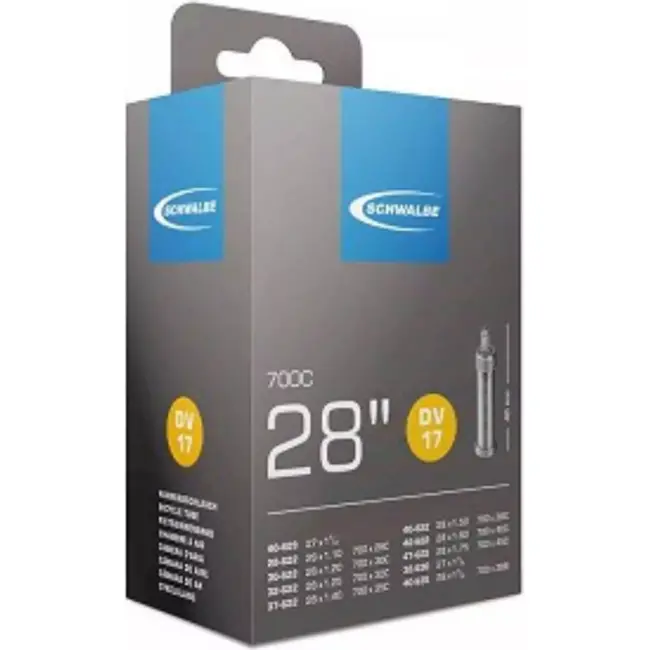 Schwalbe Binnenband 28 inch - ETRTO 37/47-622 - Dunlop ventiel 40 mm - Duurzaam rubber - Geschikt voor diverse bandenmaten