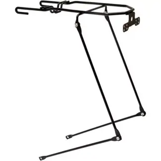 Steco Bagagedrager verlenger - met reflectorbeugel - tasafhouder - zwart