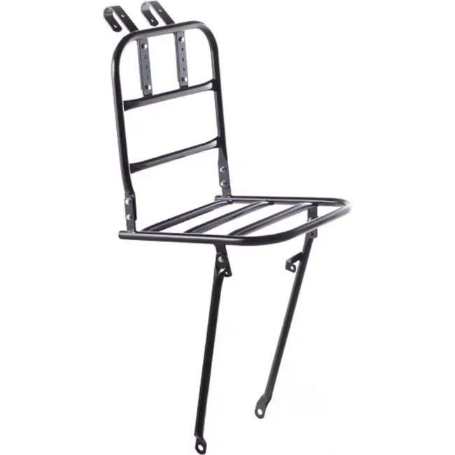 Steco Voordrager - Transportrek - Zwart - 30x30 cm - Max. 15 kg - Voor 26-28 inch fietsen