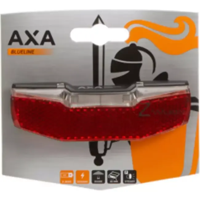AXA Compact achterlicht - 80mm montage - Water- en schokbestendig - Zichtbaar vanaf zijkant - Geschikt voor 6V E-bike
