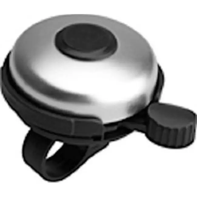 Falkx Aluminium fietsbel zilver - duurzaam en lichtgewicht - diameter >30mm