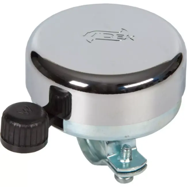 Widek Stalen fietsbel - helder geluid - zilverkleurig - geschikt voor 22.2 mm sturen