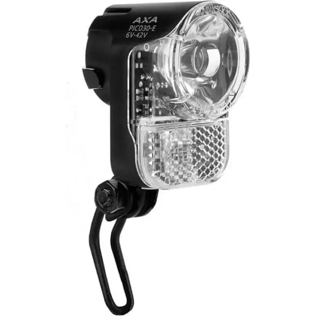 AXA Koplamp voor E-Bike - 30 lux LED - 6-42 Volt - Compact en sportief design - Geïntegreerde reflector