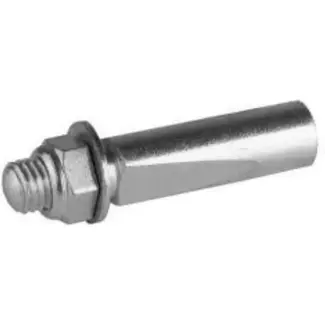 Algi Crankspie 9,5 mm - Met frees - Inclusief ring en moer - 43 mm lengte