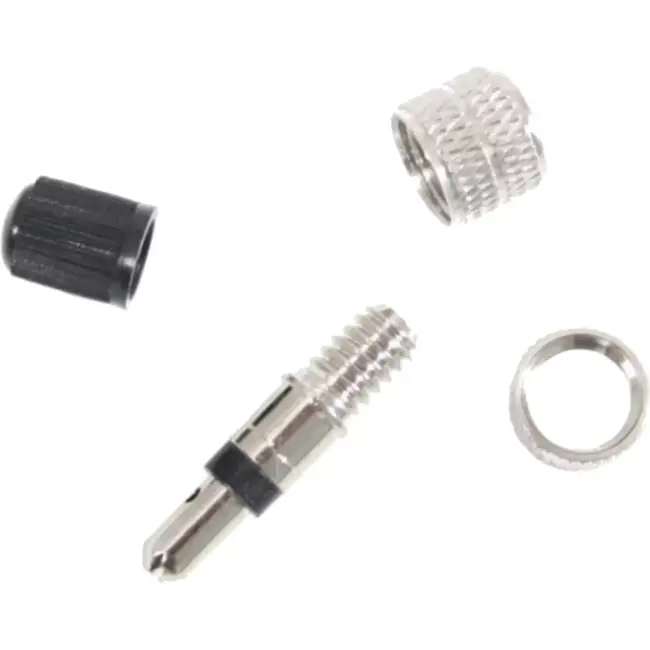 Falkx Compleet ventielset - Roestvrij staal - Zilver/Zwart - Universeel toepasbaar