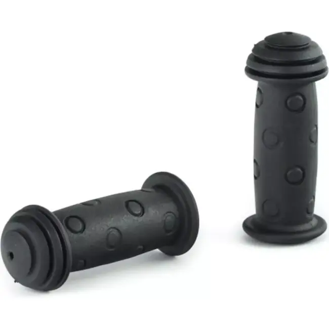 Widek Kinderhandvatten zwart - set van 6 - 100 mm - veilige grip - voor kinderfietsen