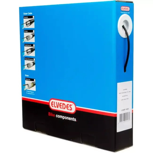 Elvedes Versnellingskabel - 30 meter - 5 mm - Zwart - Duurzaam en soepel schakelen