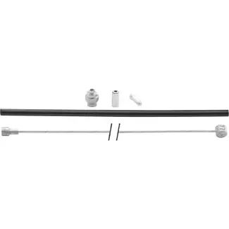 Elvedes Achterremkabel - 2 nippels - zwart - 1.65-2.0m - fietsremkabel