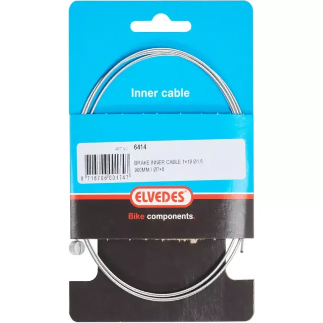 Elvedes Binnenkabel voorrem - 900 mm - 1,5 mm dik - Duurzaam en betrouwbaar