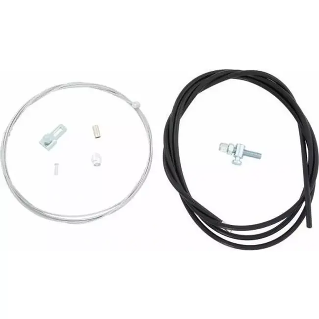 Slurf Trommelremkabel met haak - 225 cm - Zwart staal - Voor/achter - Geschikt voor Sachs