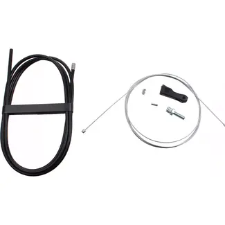 Slurf Versnellingskabel met Click-spanner - 250 cm - Zwart - Staal - Voor Sachs systemen