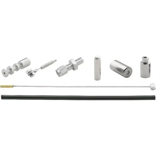 Slurf Universele versnellingskabel - zwart staal - 250 cm - 12-draads - Sturmey Archer compatibel