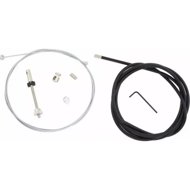 Slurf Remkabel trommelrem - staal/teflon - voor/achter - 225 cm - zwart