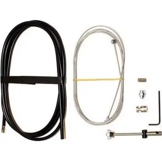 Slurf Universele trommelremkabel - RVS binnenkabel - Teflon buitenkabel - Zilver - 175 cm