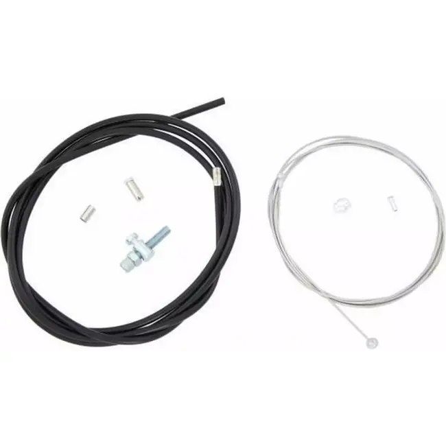 Slurf Universele trommelremkabel - RVS en teflon - 175 cm - zilver - voor/achterrem