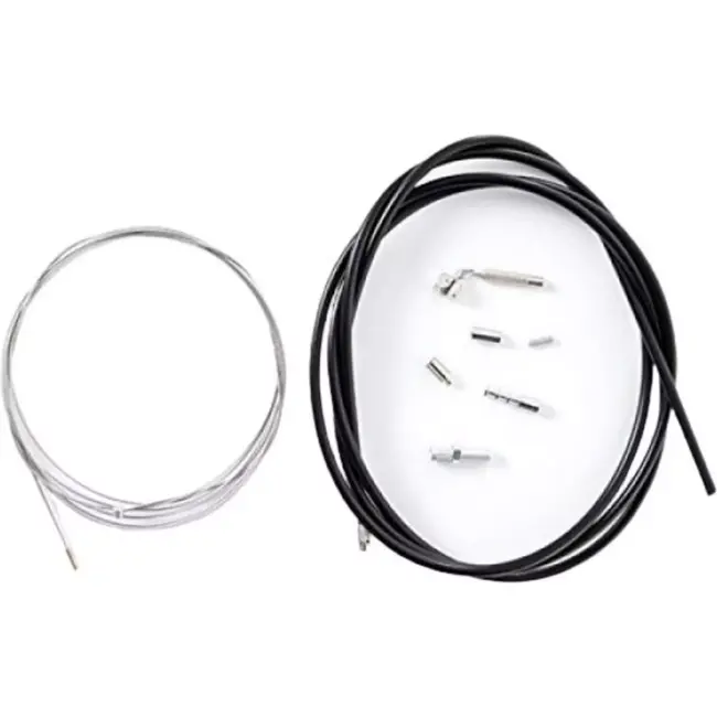 Slurf Universele versnellingskabel - RVS en teflon - 2,5 meter - zwart