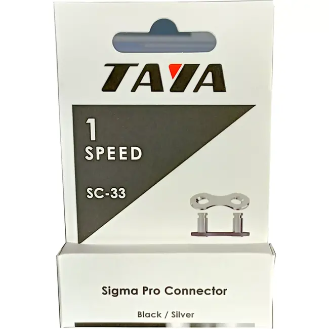 Taya Kettingverbindingsschakel - 1-speed - Gereedschapsvrij - 2 stuks - Zilver/Zwart