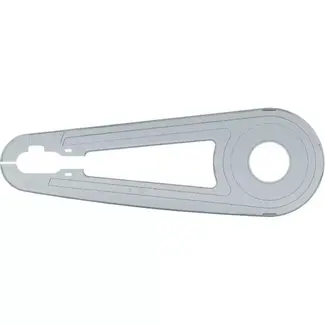 AXA Voorzetkettingkast - Modern design - Bescherming ketting - Smoke kleur - 26/28 inch - Polycarbonaat